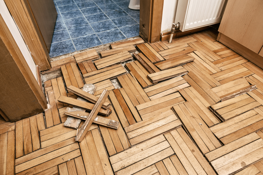 Wooden floors in wet areas are a modern design fail