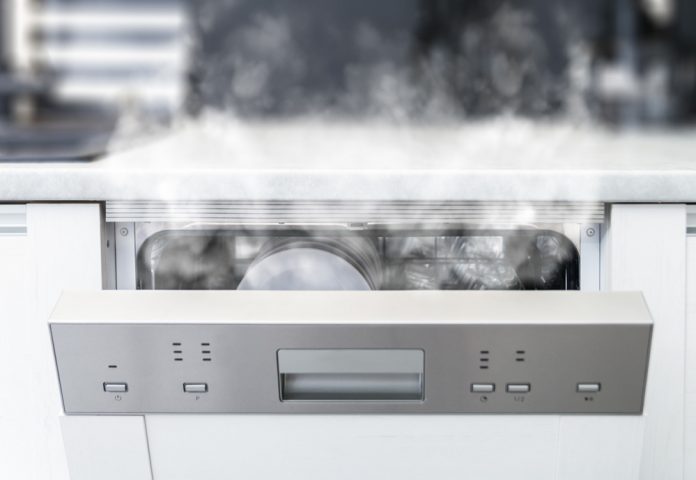 Dishwasher running at lowest efficiency. How to lower power bills by optimising appliance efficiency.