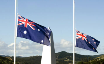Australian and New Zealand Flags, moving to Queensland from New Zealand