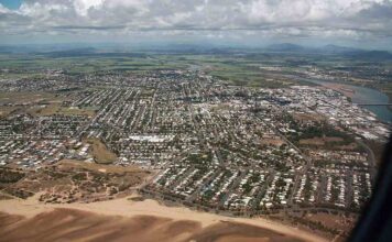 Mackay, Queensland aerial shot