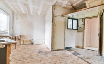 Unrenovated room in house - potential for property flip